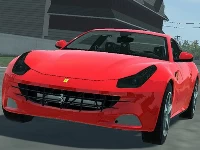 Ferrari track driving