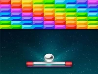 Bricks breaker arcade space game