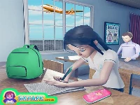 Virtual high school girl game- school simulator 3d