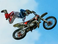 Dirt bike stunts puzzle