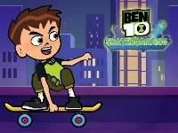 Ben 10 skateboarding