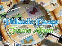 Philatelic escape fauna album