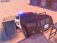 Police drift & stunt