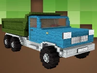 Blockcraft truck jigsaw