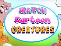 Match cartoon creatures