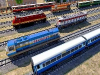 Uphill mountain passenger train simulator