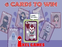 6 cards to win