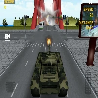 Army tank driving simulation game