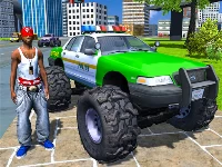 Monster truck stunts driving simulator