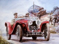 Vintage cars puzzle