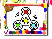 Fidget spinner coloring book