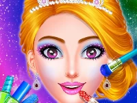 Princess dress up & makeover - color by number