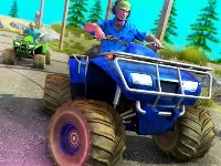 Atv quad bike stunt game