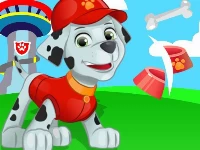 Paw patrol puppy ninja slice fruit