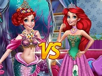 Ariel princess vs mermaid