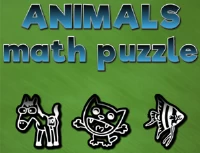 Animals math puzzles