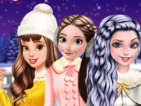 Princesses go ice skating