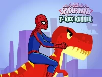 Spiderman t-rex runner