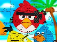 Funny birds pop it jigsaw