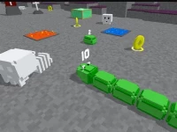 Slither blocky snake 3d