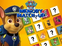 Paw patrol memory match up