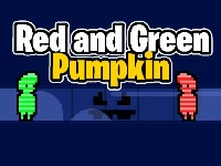 Red and green pumpkin