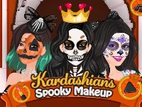 Kardashians spooky make up