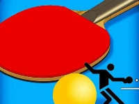 Stickman ping pong match