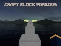 Craft block parkour