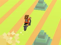 Blocky bike racing