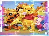 Winnie the pooh match3 puzzle