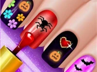 Glow-halloween-nails-game