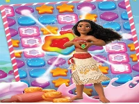 Play moana sweet matching game