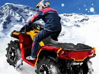 Thrilling snow motor - crazy snow racing game