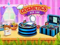 Makeup and cosmetic box cake 2022