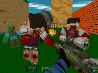 Blocky combat swat zombie survival 2022