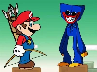 Mario vs huggy wuggy