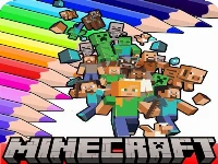 Coloring book for minecraft