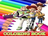 Coloring book for toy story