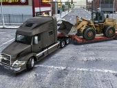 Truck transport city simulator game