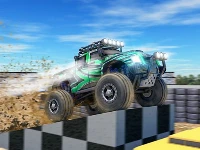 4x4 monster truck driving 3d