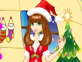 Christmas girl dressup