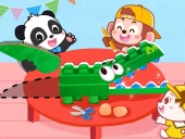 Baby panda animal puzzle