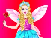 Barbie angel dress up