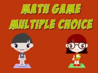 Math game multiple choice