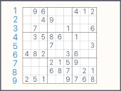 Classic sudoku puzzle