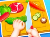 Kids happy kitchen game