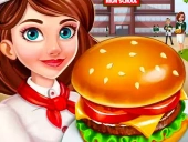 Hamburger cooking game