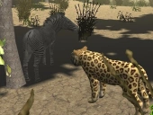 African cheetah hunting simulator