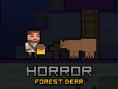 Horror forest bear